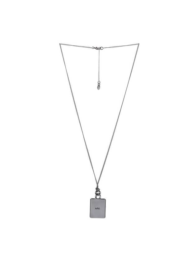 Logo Necklace Silver - A.P.C. - BALAAN 2