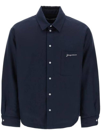 La Chemise Boulanger Viscose Long Sleeve Shirt Navy - JACQUEMUS - BALAAN 2