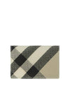 Check Pattern Card Wallet Beige - BURBERRY - BALAAN 1