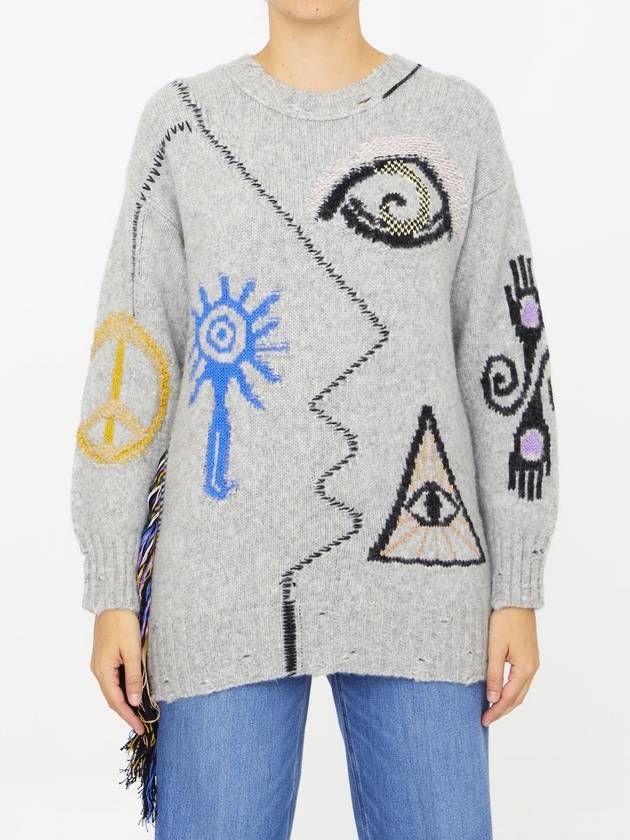 Folk Embroidery Jumper - STELLA MCCARTNEY - BALAAN 1