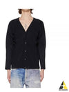 Pleated Cardigan Black - ISSEY MIYAKE - BALAAN 2