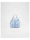 Re-Nylon Mini Backpack Light Blue - PRADA - BALAAN 1