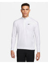 Golf Dri-Fit ADV Tour Half Zip Long Sleeve T-Shirt White - NIKE - BALAAN 2