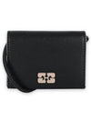 Bou Strap Wallet Black - GANNI - BALAAN 2