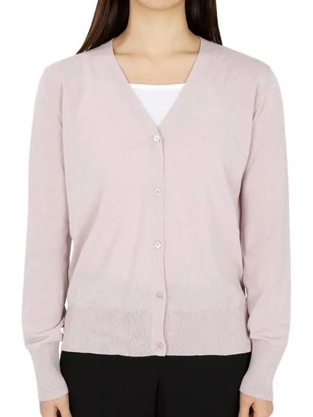 Women's PAREO Vneck cardigan Rosa Antico 93410622600 124 004 - MAX MARA - BALAAN 1