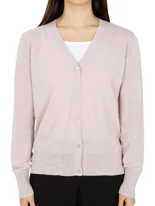 Women's PAREO Vneck cardigan Rosa Antico 93410622600 124 004 - MAX MARA - BALAAN 2