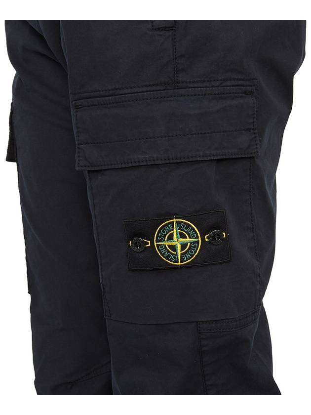 Banding Waist Tapered Cargo Straight Pants Navy - STONE ISLAND - BALAAN 10