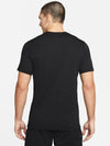 Men's Dry Fit Logo Short Sleeves T-Shirt Black - NIKE - BALAAN 4