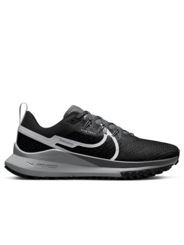 React Pegasus Trail 4 Low Top Sneakers Black Dark Grey - NIKE - BALAAN 1