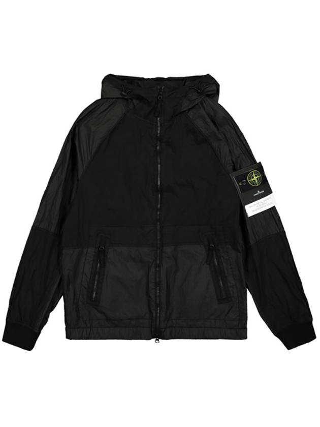 Nylon Metal Watro-TC Hooded Jacket Black - STONE ISLAND - BALAAN 2