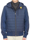 Logo Patch Hood Regular Fit Padding Navy - PARAJUMPERS - BALAAN 3