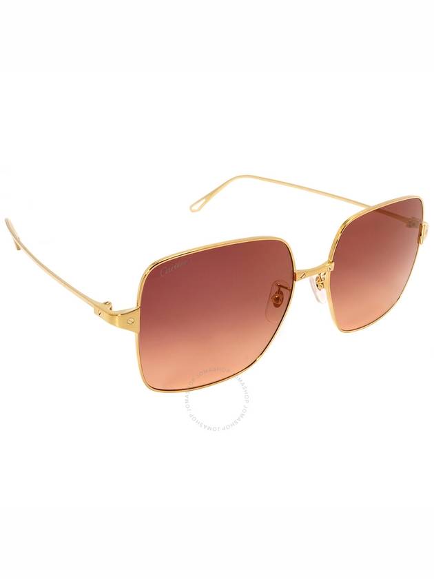 Eyewear Oversized Frame Sunglasses Pink - CARTIER - BALAAN 4