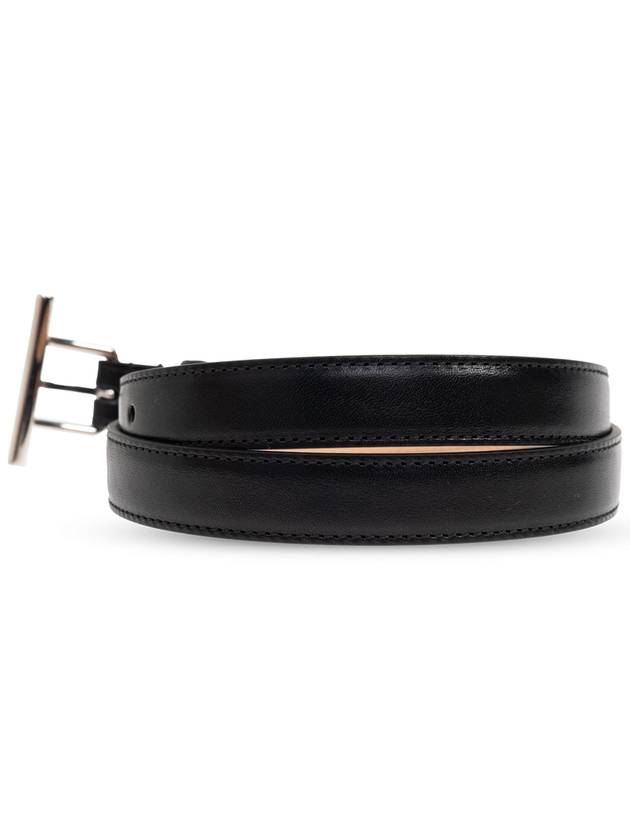 Alexander McQueen Leather Belt, Women's, Black - ALEXANDER MCQUEEN - BALAAN 3