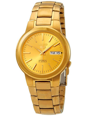 Seiko Series 5 Automatic Gold Dial Men's Watch SNKA10 - SEIKO - BALAAN 1