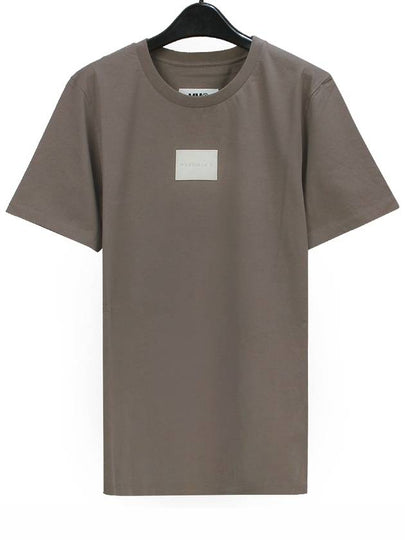 Logo Patch Short Sleeve T-Shirt Brown - MAISON MARGIELA - BALAAN 2