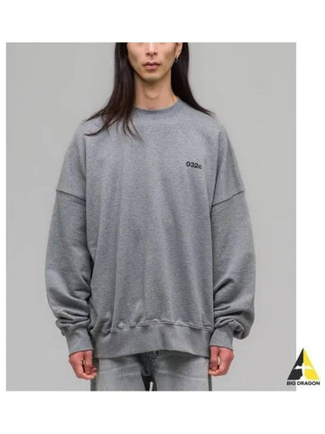 U Multi media bubble crewneck melange gray MUTLI - 032C - BALAAN 1