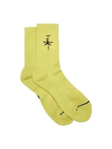 Travis Scott Jordan Everyday Cushioned Crew Socks 1PR 144 QS Celery - JORDAN - BALAAN 1