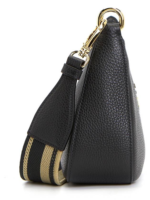 Leather Shoulder Bag Black - PRADA - BALAAN 4