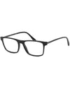 Eyewear Square Eyeglasses Black - PRADA - BALAAN 1