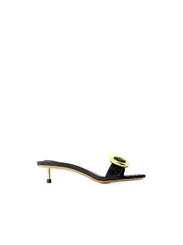 REGALO leather buckle mule heel 23H233FO117 4301 - JACQUEMUS - BALAAN 1