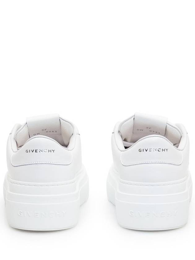 City Platform Leather Low Top Sneakers White - GIVENCHY - BALAAN 4