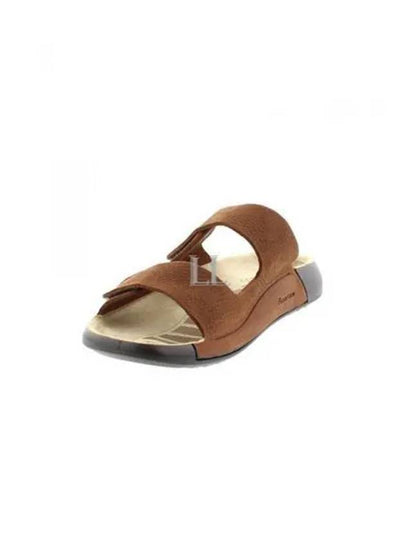 Women's 2nd Cozmo Slippers Brown - ECCO - BALAAN 2