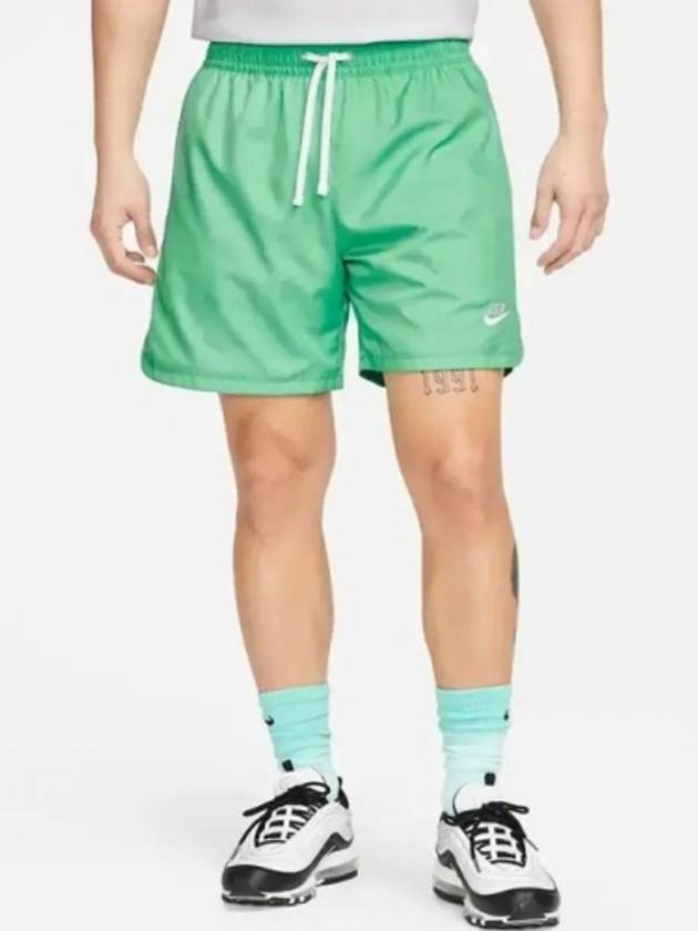 01 DM6830 363 Club Lined Woven Flow Short Pants Green - NIKE - BALAAN 1