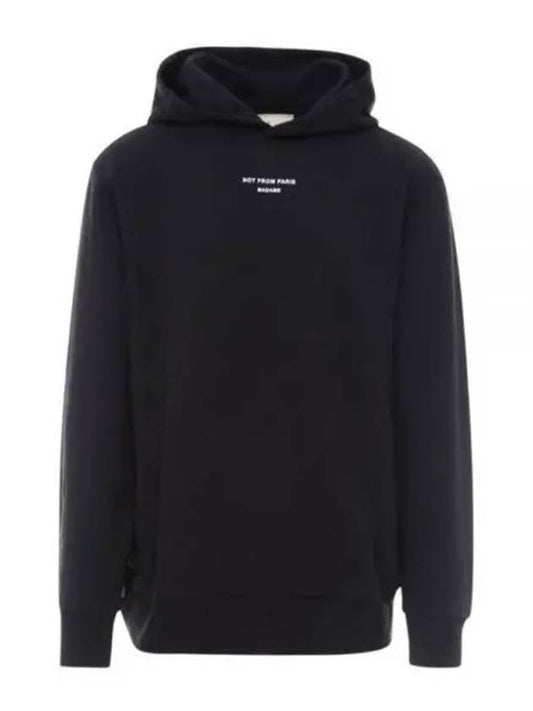 Not From Paris Madame printed Hoodie PER MP04 BLACK - DROLE DE MONSIEUR - BALAAN 1