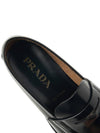 Brushed Leather Loafers Black - PRADA - BALAAN 8