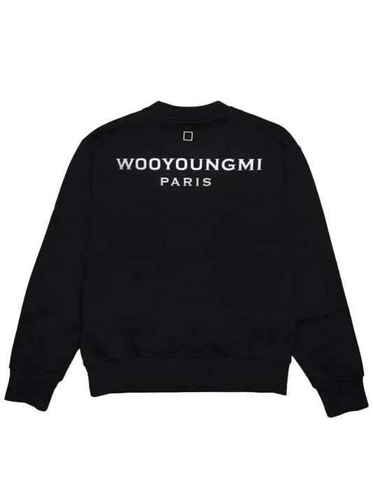 Women s Back Logo Sweatshirt Black - WOOYOUNGMI - BALAAN 1