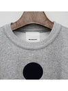 Mikoy Big Logo Cotton Sweatshirt Grey - ISABEL MARANT - BALAAN 5