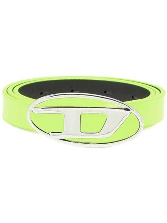 Logo Buckle Leather Belt X08889P3193 - DIESEL - BALAAN 1