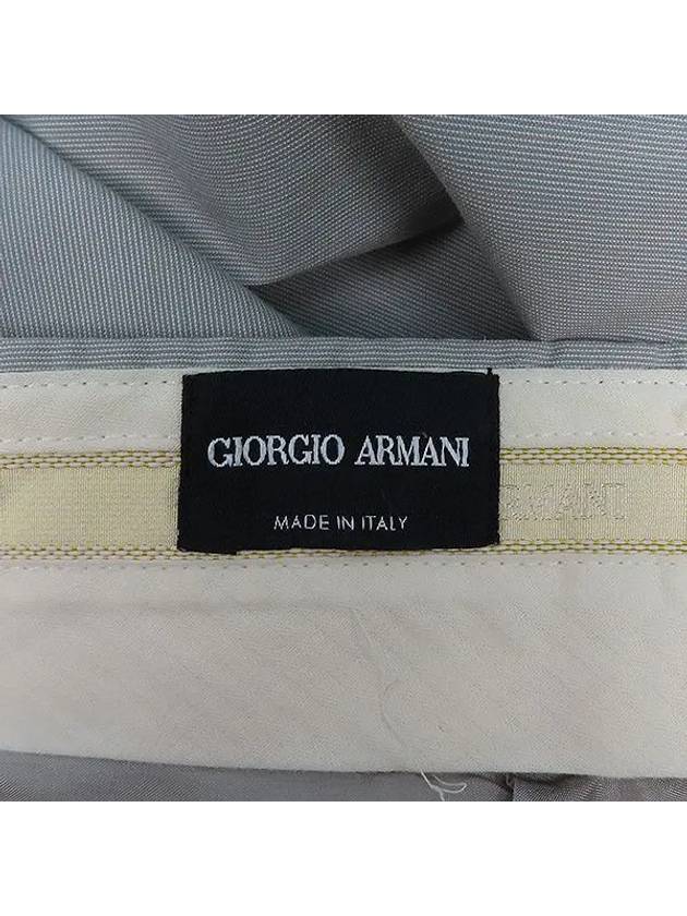 Armani light gray color cotton blend men s suit pants 52 - GIORGIO ARMANI - BALAAN 3