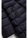 Girls Abelle Hooded Shearling Down Jacket Royal Blue J29541C000185968E742 - MONCLER - BALAAN 4