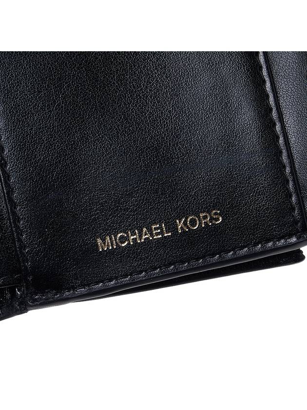 Parker Medium Leather Tri-Fold Half Wallet Black - MICHAEL KORS - BALAAN 9