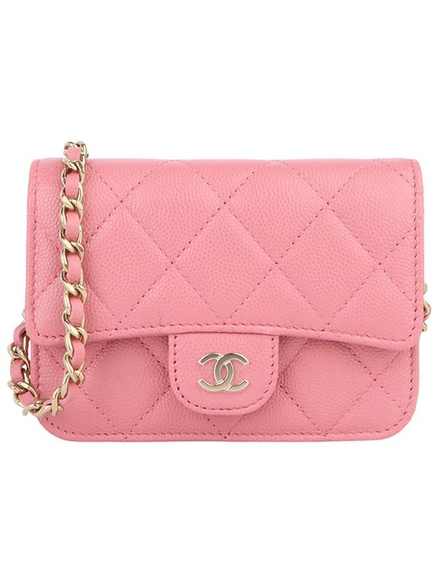 AP2727 Caviar Classic Flap Mini Chain Cross Bag Department Store Invoice Copy 33508K 1 - CHANEL - BALAAN 1