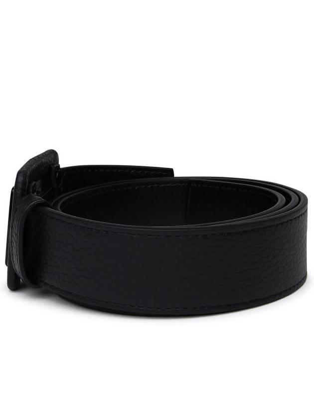 buckle leather belt black - HOGAN - BALAAN 3