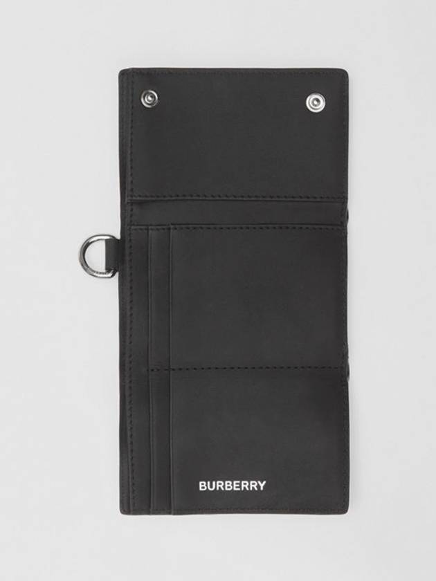 Trifold Half Wallet Black - BURBERRY - BALAAN 4