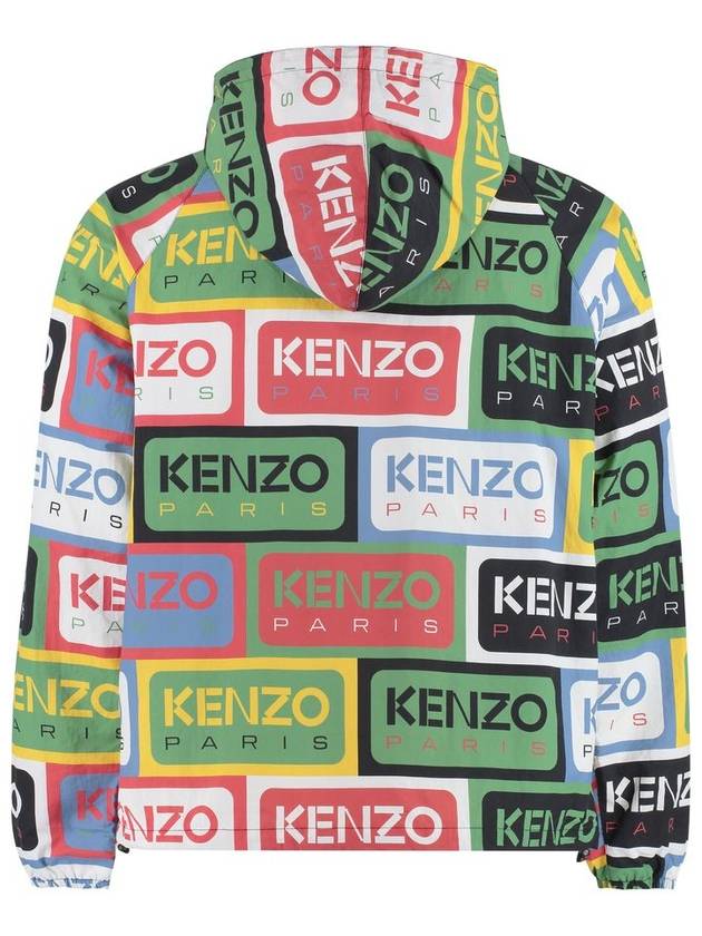 "Kenzo Labels" Windbreaker Jacket - KENZO - BALAAN 2