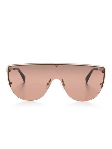 Eyewear Skull Stud Shield Frame Sunglasses AM0457S - ALEXANDER MCQUEEN - BALAAN 1