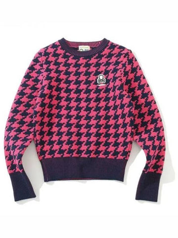 Ever Dogtooth Shorty Sweater MLW 3C AB04 Women s - MARK & LONA - BALAAN 1