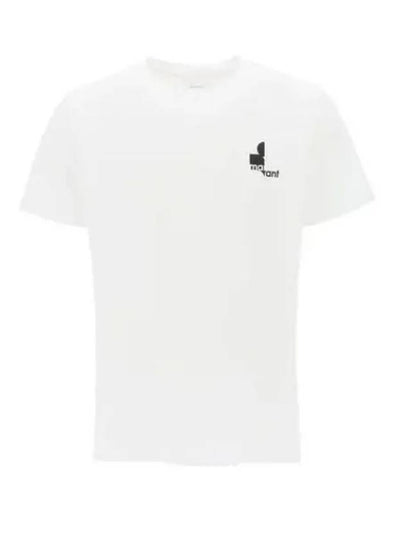 Zafferh Logo Print Short Sleeve T-Shirt White - ISABEL MARANT - BALAAN 2