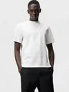 Men's Ace Mock Neck Short Sleeve T-Shirt White - J.LINDEBERG - BALAAN 4