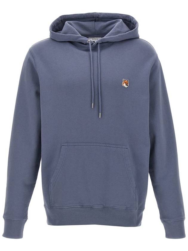 Fox Head Patch Regular Hoodie Light Blue - MAISON KITSUNE - BALAAN 2