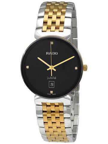 Rado Florence Quartz Diamond Black Dial Unisex Watch R48912703 - RADO - BALAAN 1