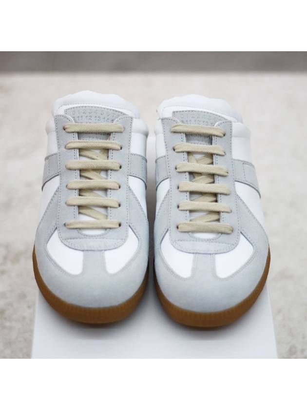 Women's Replica Cut Out Mule Low Top Sneakers White - MAISON MARGIELA - BALAAN 9