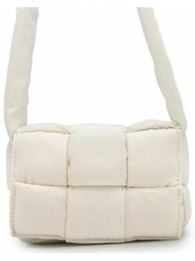 Padded Tech Mini Cassette Cross Bag White - BOTTEGA VENETA - BALAAN 3