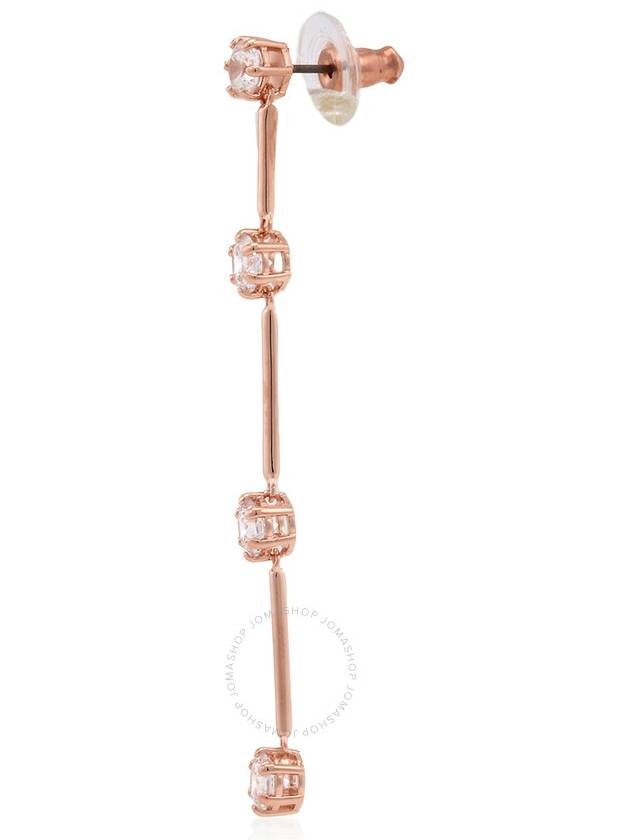 Constella Drop Earrings White Rose Gold - SWAROVSKI - BALAAN 4