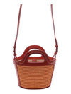 Rattan Micro Tropicalia Cross Bag Orange - MARNI - BALAAN 5