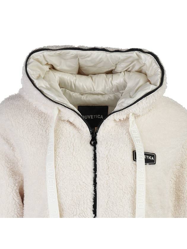 Women's Premuda Down Fur Jacket White - DUVETICA - BALAAN 5